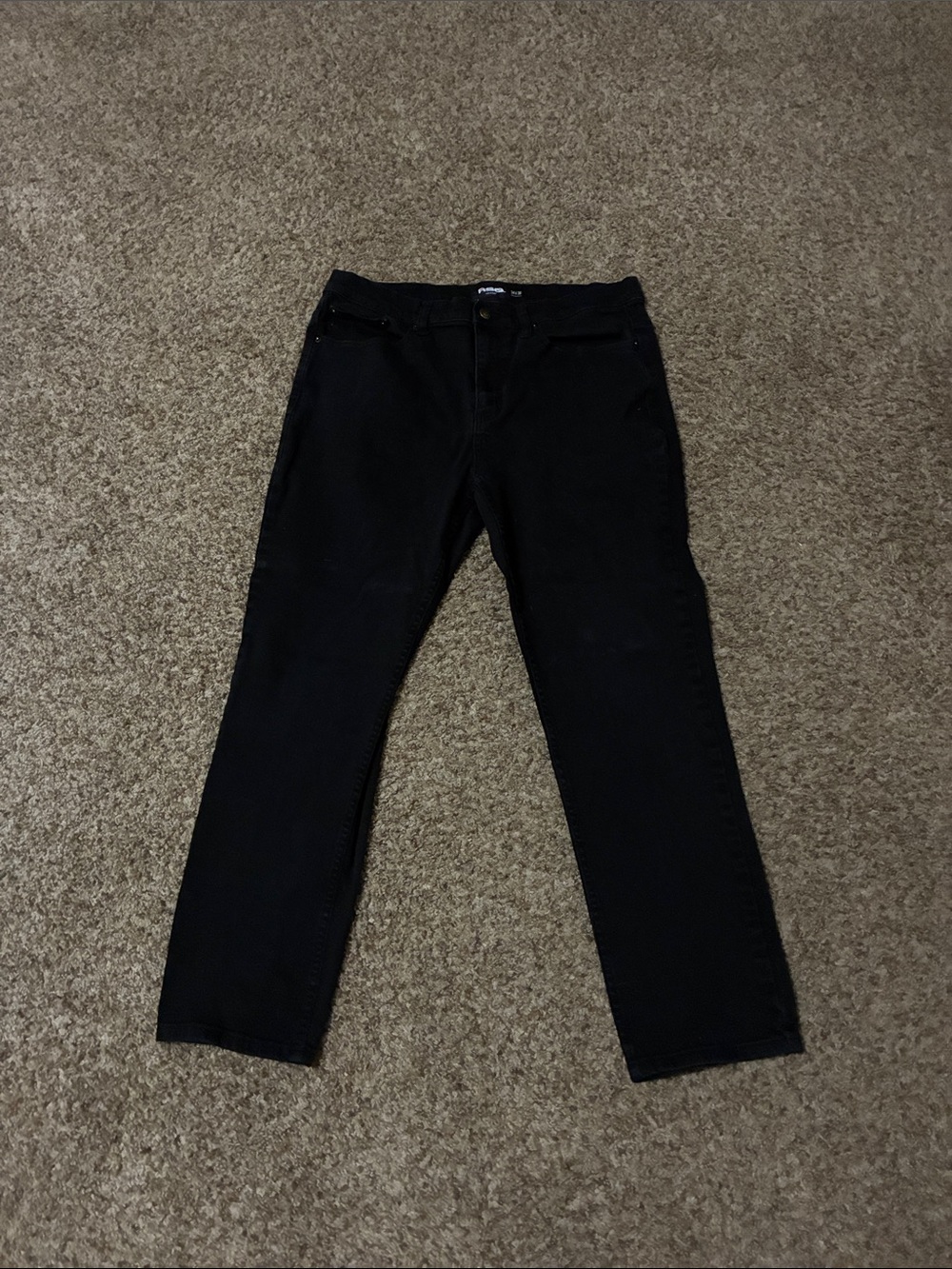 RSQ Men's Straight-Leg Jeans in Black